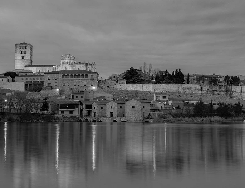 Vistas de Zamora desde el Río Duero