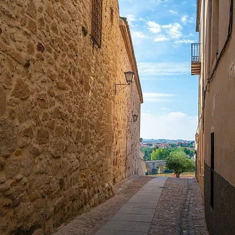 Calle del casco antiguo de Zamora